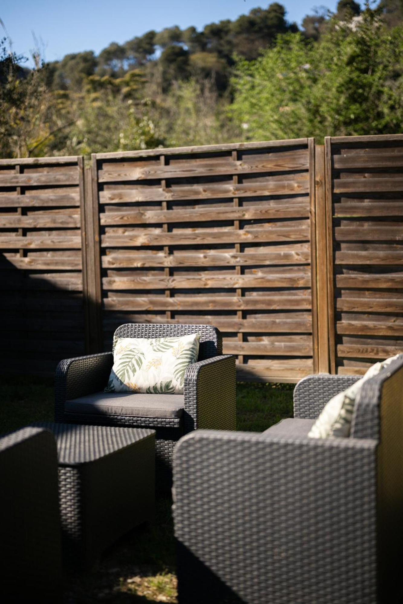 Cosy & Chill Appartements - 10 Min De La Mer - Jardin, Netflix, Terrasse, Fibre & Parking Cagnes-sur-Mer Eksteriør billede